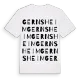 Gernsheim ordlek t-shirt