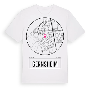 Gernsheim t-shirt – ekologisk bomull t-shirt från Pinshirt