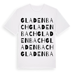 Gladenbach ordlek t-shirt – ekologisk bomull t-shirt från Pinshirt