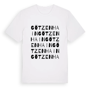 Götzenhain ordlek t-shirt – ekologisk bomull t-shirt från Pinshirt