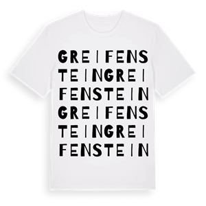 Greifenstein ordlek t-shirt – ekologisk bomull t-shirt från Pinshirt