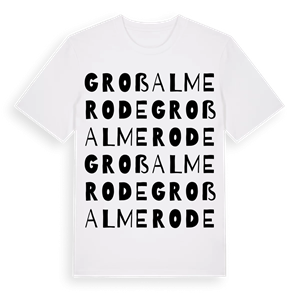 Großalmerode ordlek t-shirt – ekologisk bomull t-shirt från Pinshirt