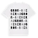 Groß-Bieberau ordlek t-shirt