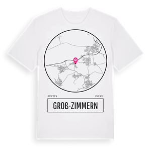 Groß-Zimmern t-shirt – ekologisk bomull t-shirt från Pinshirt