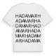 Hadamar ordlek t-shirt