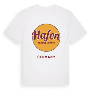 Hafen cirkel t-shirt – ekologisk bomull t-shirt från Pinshirt