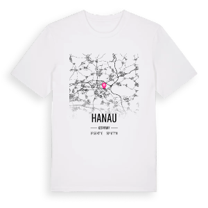 Hanau karta t-shirt – ekologisk bomull t-shirt från Pinshirt