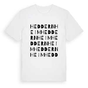 Heddernheim ordlek t-shirt – ekologisk bomull t-shirt från Pinshirt