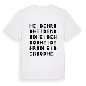 Heidenrod ordlek t-shirt – ekologisk bomull t-shirt från Pinshirt
