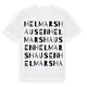 Helmarshausen ordlek t-shirt