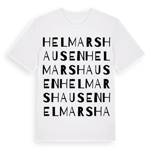 Helmarshausen ordlek t-shirt – ekologisk bomull t-shirt från Pinshirt