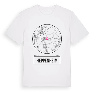 Heppenheim t-shirt – ekologisk bomull t-shirt från Pinshirt