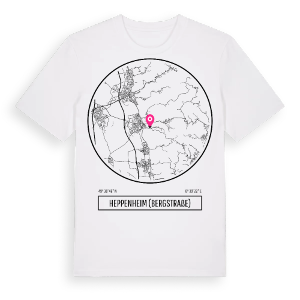 Heppenheim (Bergstraße) t-shirt – ekologisk bomull t-shirt från Pinshirt