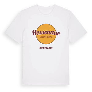 Hessenaue cirkel t-shirt – ekologisk bomull t-shirt från Pinshirt