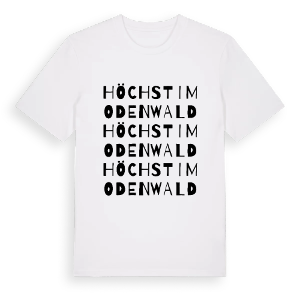 Höchst im Odenwald ordlek t-shirt – ekologisk bomull t-shirt från Pinshirt