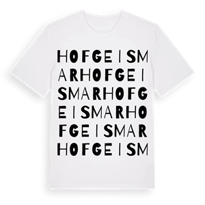 Hofgeismar ordlek t-shirt – ekologisk bomull t-shirt från Pinshirt