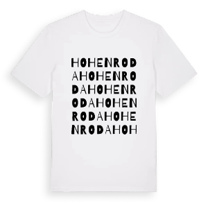 Hohenroda ordlek t-shirt – ekologisk bomull t-shirt från Pinshirt