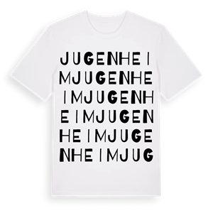 Jugenheim ordlek t-shirt – ekologisk bomull t-shirt från Pinshirt