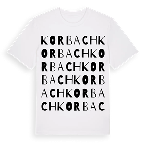 Korbach ordlek t-shirt – ekologisk bomull t-shirt från Pinshirt