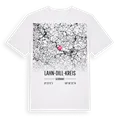 Lahn-Dill-Kreis karta t-shirt