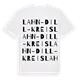 Lahn-Dill-Kreis ordlek t-shirt