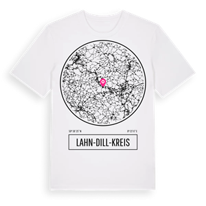 Lahn-Dill-Kreis t-shirt – ekologisk bomull t-shirt från Pinshirt