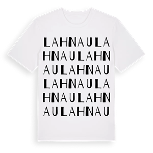Lahnau ordlek t-shirt – ekologisk bomull t-shirt från Pinshirt