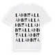 Lahntal ordlek t-shirt