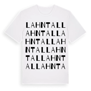 Lahntal ordlek t-shirt – ekologisk bomull t-shirt från Pinshirt