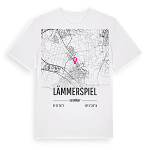 Lämmerspiel karta t-shirt – ekologisk bomull t-shirt från Pinshirt