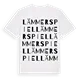 Lämmerspiel ordlek t-shirt