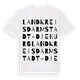 Landkreis Darmstadt-Dieburg ordlek t-shirt