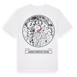 Landkreis Darmstadt-Dieburg t-shirt – ekologisk bomull t-shirt från Pinshirt