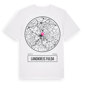 Landkreis Fulda t-shirt – ekologisk bomull t-shirt från Pinshirt
