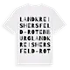 Landkreis Hersfeld-Rotenburg ordlek t-shirt
