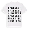 Landkreis Kassel ordlek t-shirt