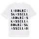 Landkreis Kassel ordlek t-shirt