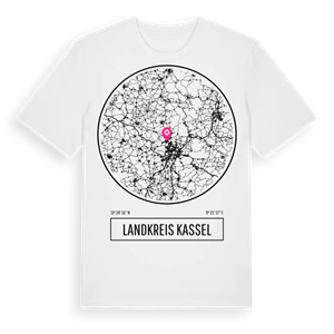 Landkreis Kassel t-shirt – ekologisk bomull t-shirt från Pinshirt