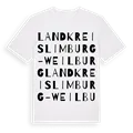 Landkreis Limburg-Weilburg ordlek t-shirt