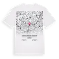 Landkreis Marburg-Biedenkopf karta t-shirt