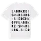 Landkreis Marburg-Biedenkopf ordlek t-shirt