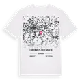 Landkreis Offenbach karta t-shirt