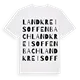Landkreis Offenbach ordlek t-shirt