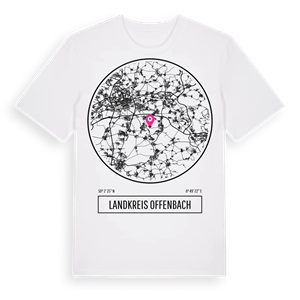 Landkreis Offenbach t-shirt – ekologisk bomull t-shirt från Pinshirt