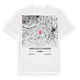 Landkreis Waldeck-Frankenberg karta t-shirt