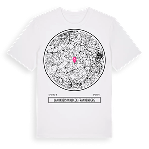 Landkreis Waldeck-Frankenberg t-shirt – ekologisk bomull t-shirt från Pinshirt