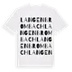 Langenbrombach ordlek t-shirt