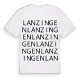 Lanzingen ordlek t-shirt