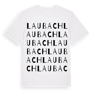 Laubach ordlek t-shirt – ekologisk bomull t-shirt från Pinshirt