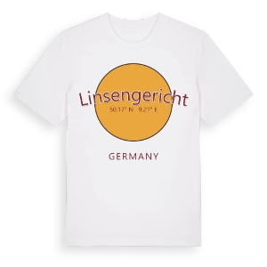 Linsengericht cirkel t-shirt – ekologisk bomull t-shirt från Pinshirt